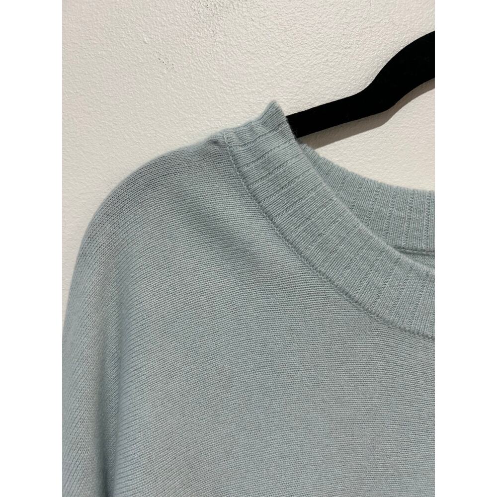 Joie cashmere blue sweater womens S 2 ply cashmere round neck - Picture 2 of 7